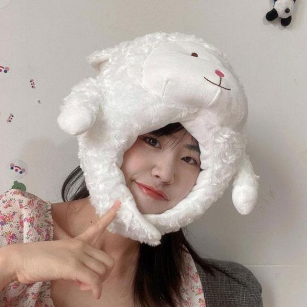 berets sheep hat plush headgear cartoon women's animal cap ear props accessories warm a8x3, Blue;gray
berets sheep hat plush headgear cartoon women's animal cap ear props accessories warm a8x3, Blue;gray