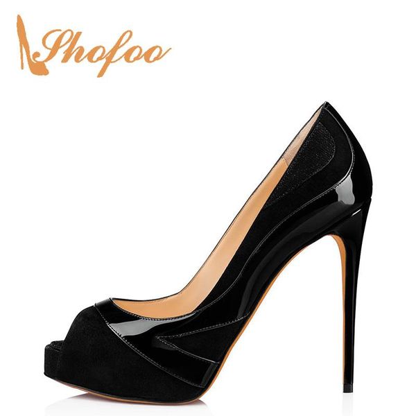 dress shoes shofoo black peep toe stilettos platform pumps woman high thin heels patent leather flock large size 11 16 office ladies
dress shoes shofoo black peep toe stilettos platform pumps woman high thin heels patent leather flock large size 11 16 office ladies