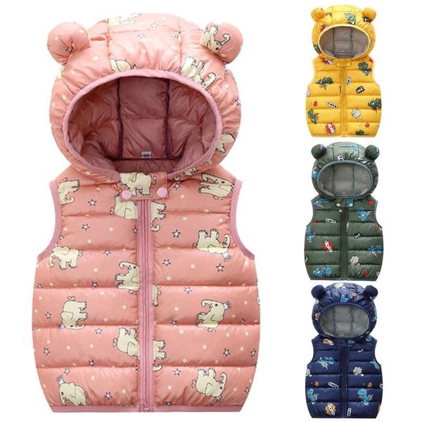 down coat baby boys girls jackets toddler cartoon windproof ear hooded warm outerwear waistcoat autumn winter vests jacket, Blue;gray
down coat baby boys girls jackets toddler cartoon windproof ear hooded warm outerwear waistcoat autumn winter vests jacket, Blue;gray