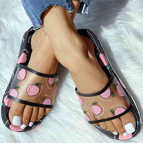 women summer sandals cute fruit print outdoor slippers beach thick soft sole platform flats slides fashion ladies shoes black 210607
women summer sandals cute fruit print outdoor slippers beach thick soft sole platform flats slides fashion ladies shoes black 210607