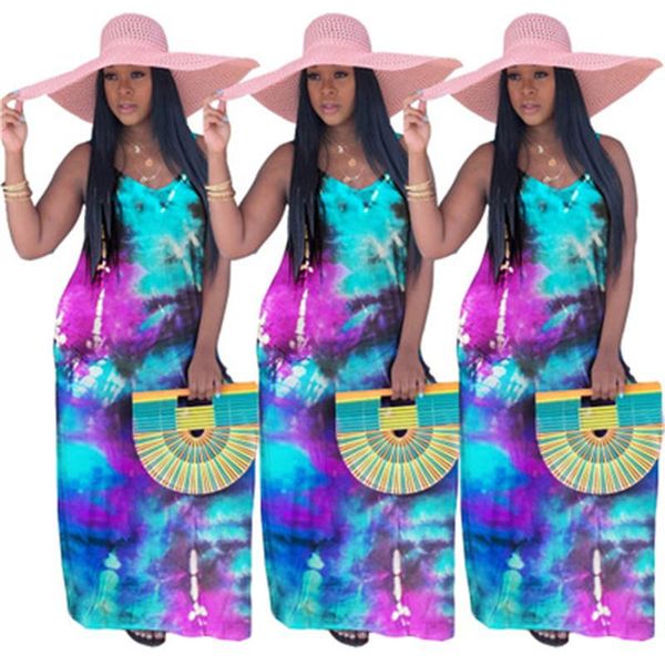 tie dye suspenders womens dresses fashion trend sleeveless summer loose casual skirt designer female round neck seaside beach dress, Black;gray
tie dye suspenders womens dresses fashion trend sleeveless summer loose casual skirt designer female round neck seaside beach dress, Black;gray