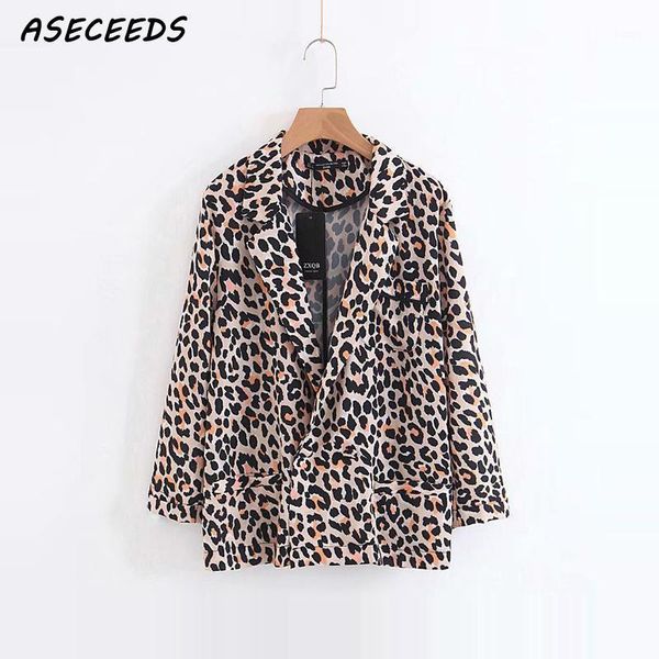 women's suits & blazers autumn women and jackets leopard singe button blazer feminino ol slim outerwear female korean vintage, White;black
women's suits & blazers autumn women and jackets leopard singe button blazer feminino ol slim outerwear female korean vintage, White;black