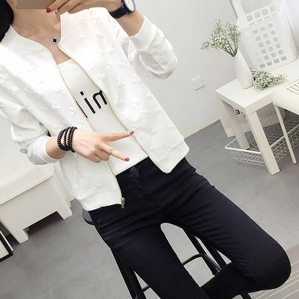 women's jackets winter flight white black bomber jacket women and coat clothes ladies short cardigan, Black;brown
women's jackets winter flight white black bomber jacket women and coat clothes ladies short cardigan, Black;brown
