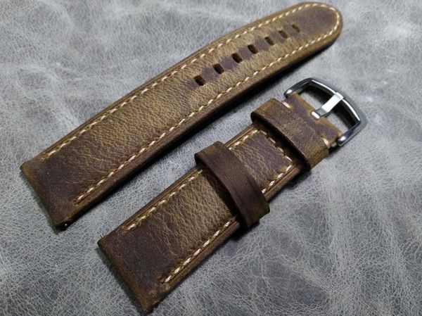 watch bands 20mm 21mm 22mm leather band men stainless steel buckle strap bracelet vintage crazy horse wristband, Black;brown
watch bands 20mm 21mm 22mm leather band men stainless steel buckle strap bracelet vintage crazy horse wristband, Black;brown
