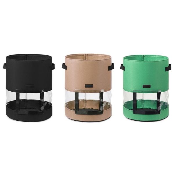 gallon balcony garden plant grow bag potato tomato vegetable flower pot planter non woven planting container planters & pots
gallon balcony garden plant grow bag potato tomato vegetable flower pot planter non woven planting container planters & pots