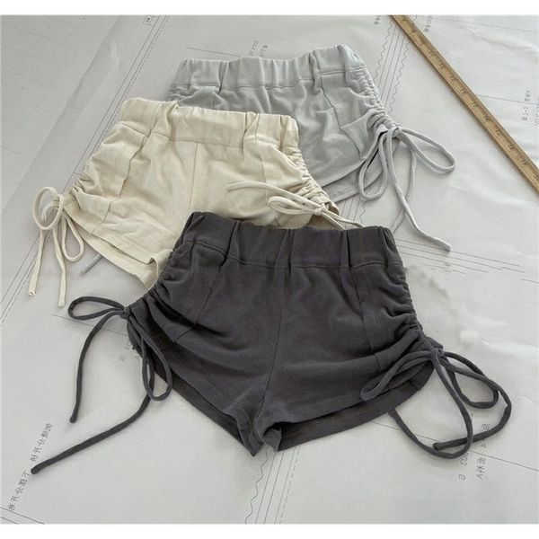women's shorts 2021 spice sports casual pants women thin summer draw string high waist loose wide-legged, White;black
women's shorts 2021 spice sports casual pants women thin summer draw string high waist loose wide-legged, White;black