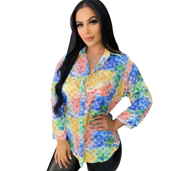 fashion women's shirts designer brand letter flowers printing blouses long sleeves causal clothing, White
fashion women's shirts designer brand letter flowers printing blouses long sleeves causal clothing, White