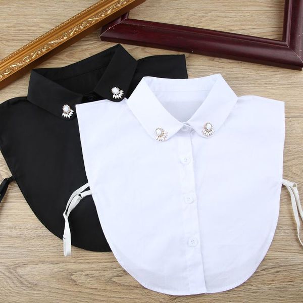 bow ties 2021 solid color shirt fake collars for women cotton detachable collar lapel blouse dress false neckwear faux col, Black;gray
bow ties 2021 solid color shirt fake collars for women cotton detachable collar lapel blouse dress false neckwear faux col, Black;gray