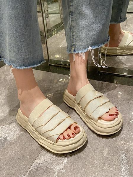 slippers cool for women 2021 summer flat platform sandals peep toe casual student flats green fashion outdoor flip flops, Black
slippers cool for women 2021 summer flat platform sandals peep toe casual student flats green fashion outdoor flip flops, Black