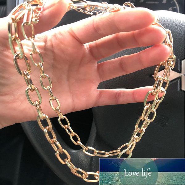 new trend punk chain layered necklace for women girl bohemia jewelry chunky style separate wearing available chain, Silver
new trend punk chain layered necklace for women girl bohemia jewelry chunky style separate wearing available chain, Silver