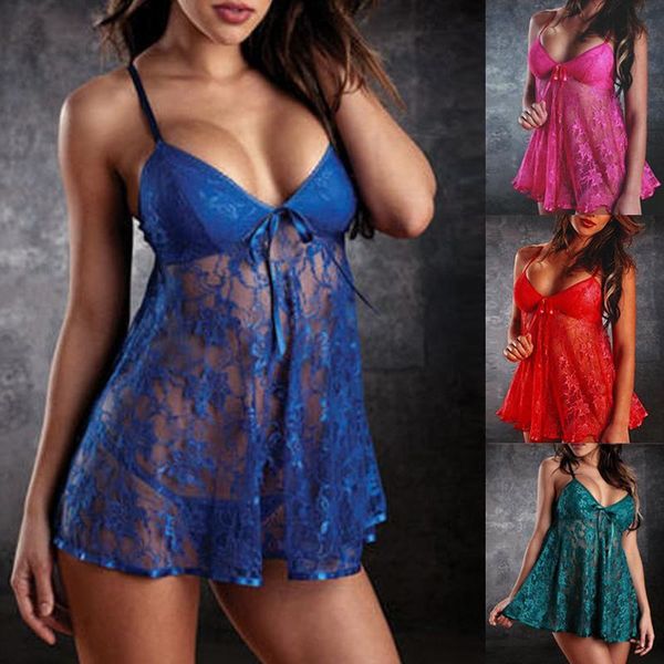 bras sets 2 pcs women lingerie lace babydoll chemise halter v neck sleepwear dress thong ngd88, Red;black
bras sets 2 pcs women lingerie lace babydoll chemise halter v neck sleepwear dress thong ngd88, Red;black