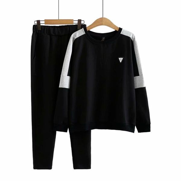 plus size women's spring autumn 2pieces sets long sleeved hoodie + elastic waist pants casual sportswear set two piece, White
plus size women's spring autumn 2pieces sets long sleeved hoodie + elastic waist pants casual sportswear set two piece, White