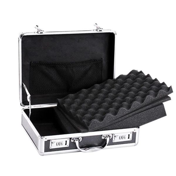 tool organizers portable aluminum box safety equipment toolbox instrument storage case impact resistant suitcase with sponge lining
tool organizers portable aluminum box safety equipment toolbox instrument storage case impact resistant suitcase with sponge lining