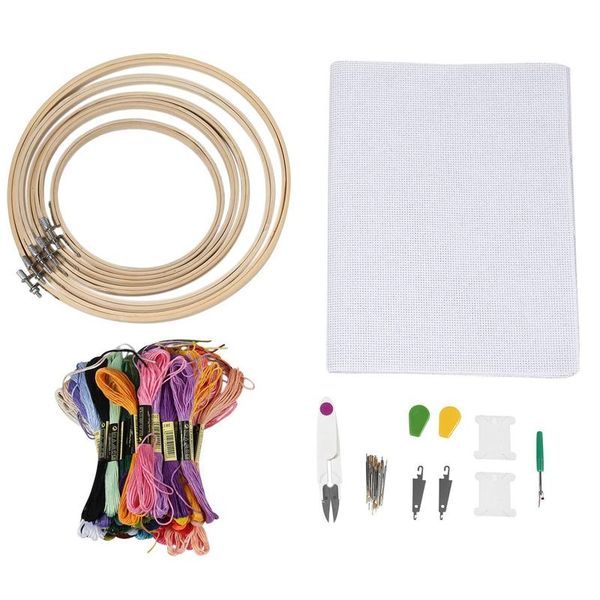 sewing notions & tools shgo -full set of embroidery kit cross tool including 5 bamboo hoop, 50 vivid color threads, 12 by 18-, Black
sewing notions & tools shgo -full set of embroidery kit cross tool including 5 bamboo hoop, 50 vivid color threads, 12 by 18-, Black