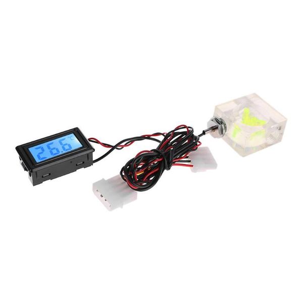 digital thermometer 3 way flow meter g1/4 fitting connector for computer pc water cooling liquid system cooler fans & coolings
digital thermometer 3 way flow meter g1/4 fitting connector for computer pc water cooling liquid system cooler fans & coolings