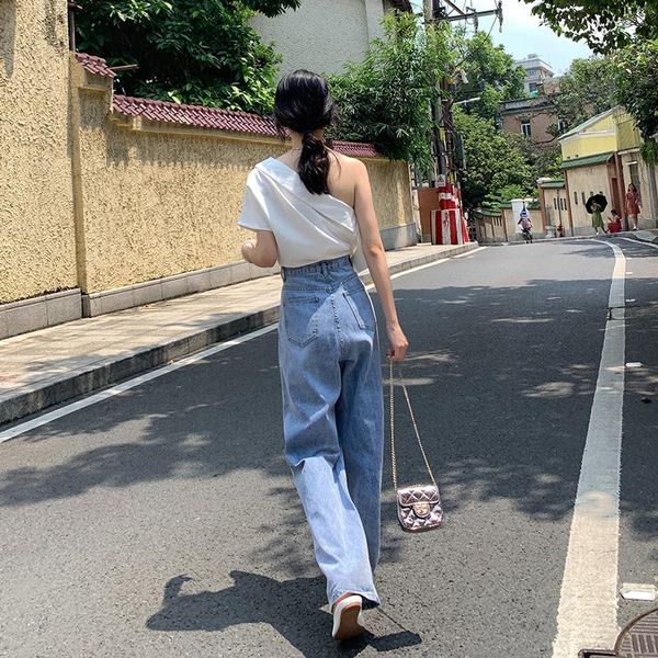 women's jeans factory sale high waisted ripped for women baggy hip hop spring aurumn korean harem pants, Blue
women's jeans factory sale high waisted ripped for women baggy hip hop spring aurumn korean harem pants, Blue