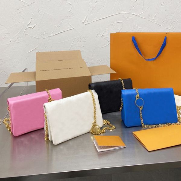 2022 luxurys designers genuine leather bags chain women's messenger shoulder bag pochette coussin tote crossbody handbags fashion walle
2022 luxurys designers genuine leather bags chain women's messenger shoulder bag pochette coussin tote crossbody handbags fashion walle