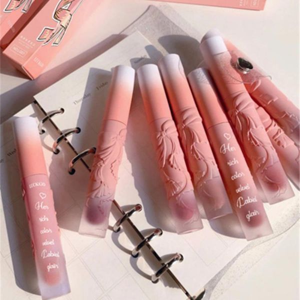 embossed rosette velvet matte lipstick waterproof long lasting lip gloss cute girl mist light weight glaze cosmetics tslm
embossed rosette velvet matte lipstick waterproof long lasting lip gloss cute girl mist light weight glaze cosmetics tslm