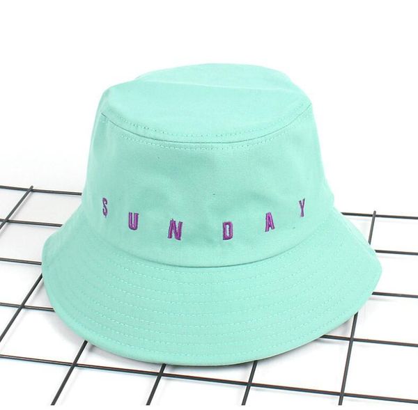 cloches creative weekdays bucket hat embroidery letter men women chapeau fishing bob caps woman panama suncreen for summer, Blue;gray
cloches creative weekdays bucket hat embroidery letter men women chapeau fishing bob caps woman panama suncreen for summer, Blue;gray