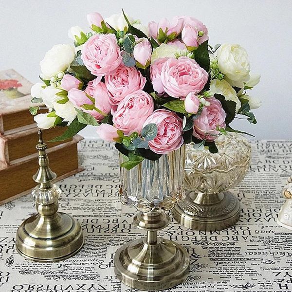 decorative flowers & wreaths 1 bundle artificial silk peony bouquet home fake flower wedding bridal holding diy living room garden decor
decorative flowers & wreaths 1 bundle artificial silk peony bouquet home fake flower wedding bridal holding diy living room garden decor