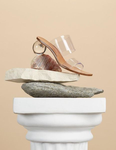slippers kmeioo fashion transparent shoes woman open toe round heels summer outside women clean sandals med heel slides, Black
slippers kmeioo fashion transparent shoes woman open toe round heels summer outside women clean sandals med heel slides, Black