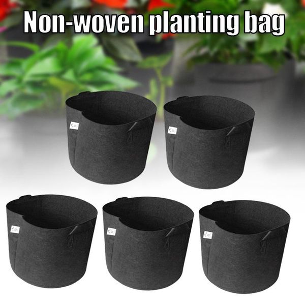 planters & pots 5-pack heavy duty thickened nonwoven fabric grow bags with handles gardening tool k888
planters & pots 5-pack heavy duty thickened nonwoven fabric grow bags with handles gardening tool k888
