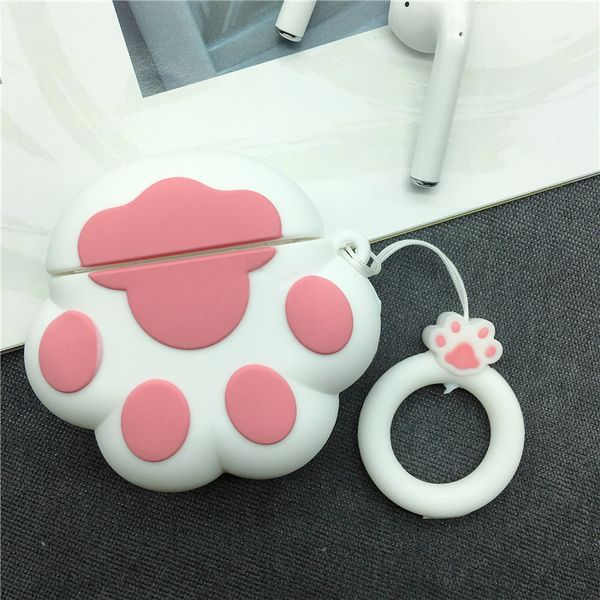 white cat paw shape case for airpods 1 2soft silicone flexible cases cover cute shockproof earphone protector 97225
white cat paw shape case for airpods 1 2soft silicone flexible cases cover cute shockproof earphone protector 97225