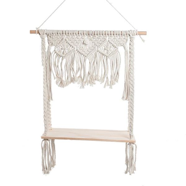 macrame wall hanging shelf,boho style planters storage rack,tapestry shelf floating home decor other
macrame wall hanging shelf,boho style planters storage rack,tapestry shelf floating home decor other
