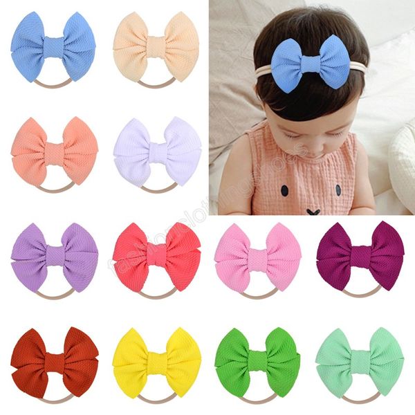 4.7 inches solid color bowknot baby girls headband children elastic nylon hairband handmade bows headwear kids hair accessories, Slivery;white
4.7 inches solid color bowknot baby girls headband children elastic nylon hairband handmade bows headwear kids hair accessories, Slivery;white