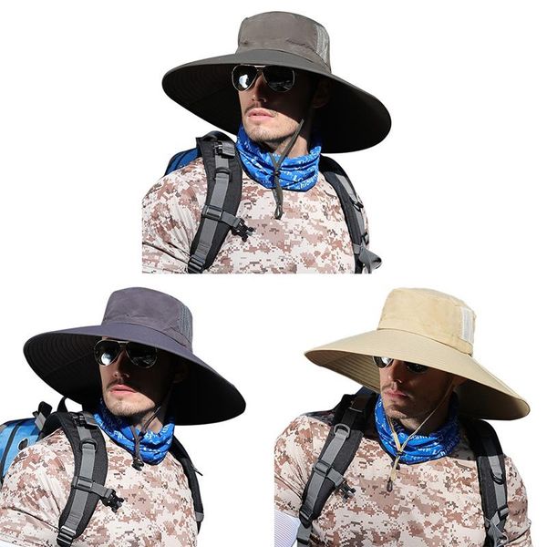outdoor hats bucket hat lightweight quick drying breathable sunshade climbing fisherman cap with chin string, Black;white
outdoor hats bucket hat lightweight quick drying breathable sunshade climbing fisherman cap with chin string, Black;white