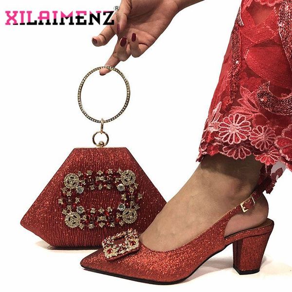 dress shoes red color 2021 special latest fashion italian women matching african sandals and bag set comfortable heels with crystal, Black
dress shoes red color 2021 special latest fashion italian women matching african sandals and bag set comfortable heels with crystal, Black