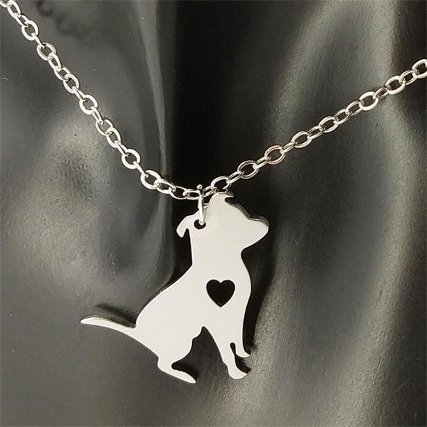 pendant necklaces stainless steel pet jewelry simple cairn terrier dog necklace men and women valentine's day gifts, Silver
pendant necklaces stainless steel pet jewelry simple cairn terrier dog necklace men and women valentine's day gifts, Silver