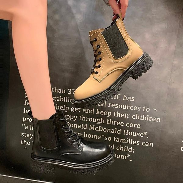 boots pu leather goth casual snow ankle chunky women shoes 2021 winter low heels platform designer motorcycle mujer, Black
boots pu leather goth casual snow ankle chunky women shoes 2021 winter low heels platform designer motorcycle mujer, Black