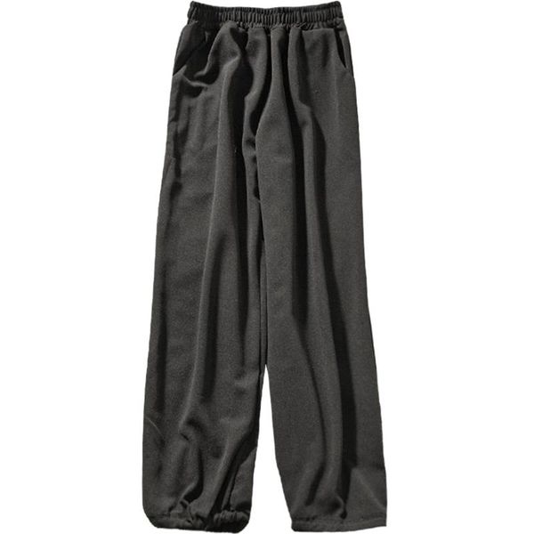 women's pants & capris 2021 elastic high waist beam leg straight female solid color casual were thin feet nine points tide, Black;white
women's pants & capris 2021 elastic high waist beam leg straight female solid color casual were thin feet nine points tide, Black;white