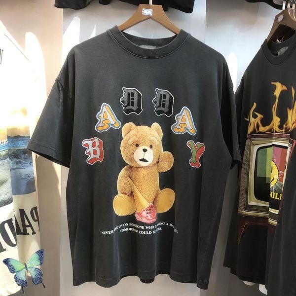 men's t-shirts bad day teddy bear t-shirt wild culture men women vintage t shirt, White;black
men's t-shirts bad day teddy bear t-shirt wild culture men women vintage t shirt, White;black