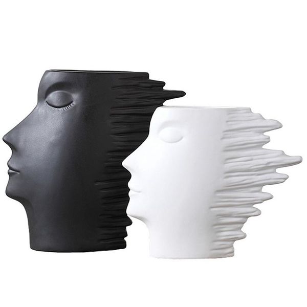 nordic art creative face vase fengzhizi ceramic decoration home living room study matching decorative dried flower vases
nordic art creative face vase fengzhizi ceramic decoration home living room study matching decorative dried flower vases