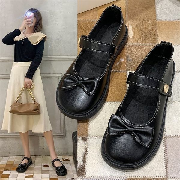 womens shoes japanese loita soft sole student leather shoes cute breathable bow round head rubber mary jane doll shoes1, Black
womens shoes japanese loita soft sole student leather shoes cute breathable bow round head rubber mary jane doll shoes1, Black