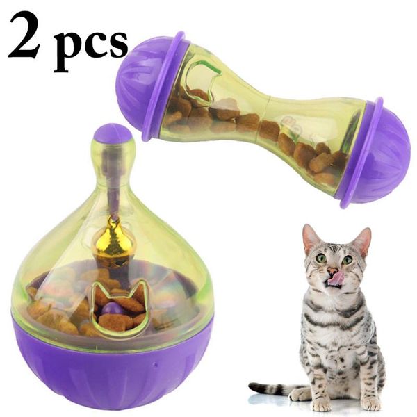 cat toys 2pcs/set tumbler pet dispenser toy creative funny puzzle playing treat feeding supplies
cat toys 2pcs/set tumbler pet dispenser toy creative funny puzzle playing treat feeding supplies