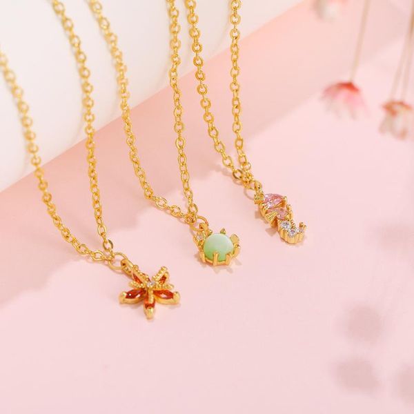 chains luoluoyi plated cherry peach charm necklaces tropical fruit pendant necklace for women, Silver
chains luoluoyi plated cherry peach charm necklaces tropical fruit pendant necklace for women, Silver