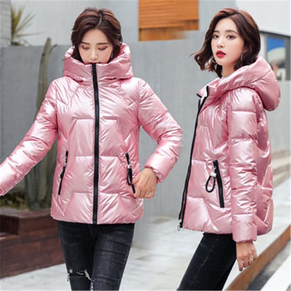 women's jackets 2021 parka bread coat down cotton warm thick padded female casual outwear korean winter jacket, Black;brown
women's jackets 2021 parka bread coat down cotton warm thick padded female casual outwear korean winter jacket, Black;brown