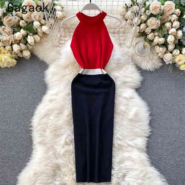 knitted woman dress spring autumn patchwork sheath sleeveless bodycon dresses stretch fashion wild vestidos 210531, Black;gray
knitted woman dress spring autumn patchwork sheath sleeveless bodycon dresses stretch fashion wild vestidos 210531, Black;gray