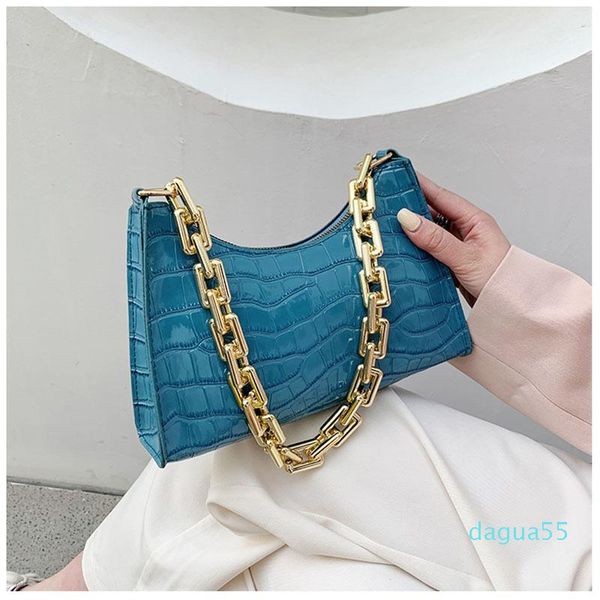 evening bags pu leather women handbag fashion solid color chain crocodile pattern bag female retro shoulder and purses
evening bags pu leather women handbag fashion solid color chain crocodile pattern bag female retro shoulder and purses