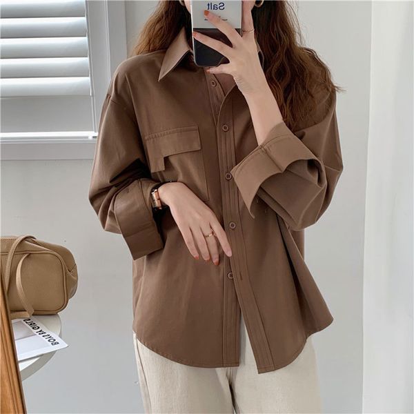 t shirts spring autumn korea fashion asymmetry pocket design women white shirts loose casual turn-down collar blouses v184 6q1d
t shirts spring autumn korea fashion asymmetry pocket design women white shirts loose casual turn-down collar blouses v184 6q1d