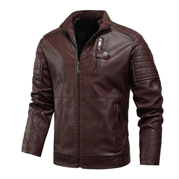 classic moto biker 2021 brand motorcycle pu leather suede jacket men's autumn winter coats plus size 4xl 5xl 6xl 7xl 8xl fur & faux, Black
classic moto biker 2021 brand motorcycle pu leather suede jacket men's autumn winter coats plus size 4xl 5xl 6xl 7xl 8xl fur & faux, Black