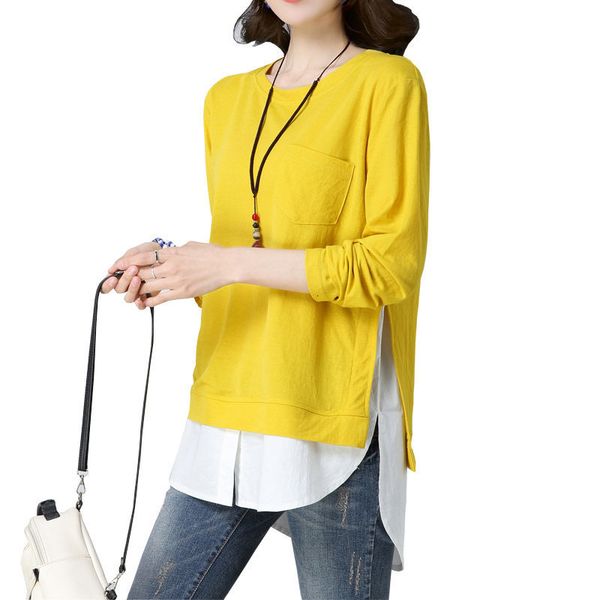 tee women t-shirts spring clothes big women's size korean jackets torn around loose shirt female sleeve long sleeves case f121 vnc1, White
tee women t-shirts spring clothes big women's size korean jackets torn around loose shirt female sleeve long sleeves case f121 vnc1, White