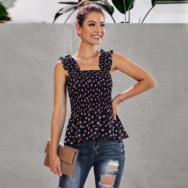 fashion ruched floral printed women tank slim sleeveless elastic waist office lady camisoles w659 210526, White
fashion ruched floral printed women tank slim sleeveless elastic waist office lady camisoles w659 210526, White