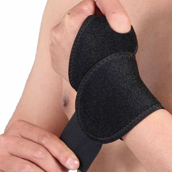 1pc wrist protector brace black elastic fabric breathable professional sports gear protective tool support, Black;red
1pc wrist protector brace black elastic fabric breathable professional sports gear protective tool support, Black;red