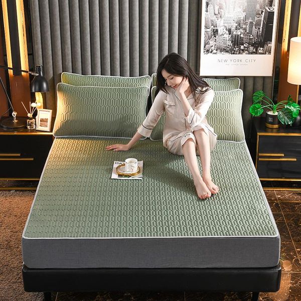 sheets & sets latex bed sheet set solid color foldable cooling summer sleeping mat queen size mattress protector cool cover
sheets & sets latex bed sheet set solid color foldable cooling summer sleeping mat queen size mattress protector cool cover