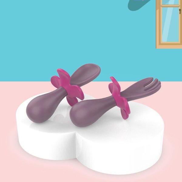 cups, dishes & utensils 634f 2pcs baby learn feeding spoon fork set solid color kids infant tableware portable toddler training cutlery
cups, dishes & utensils 634f 2pcs baby learn feeding spoon fork set solid color kids infant tableware portable toddler training cutlery