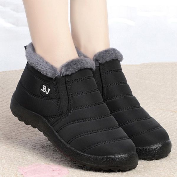 boots women lightweight winter shoes waterpoor snow female slip on casual ankle botas mujer plush footwear, Black
boots women lightweight winter shoes waterpoor snow female slip on casual ankle botas mujer plush footwear, Black